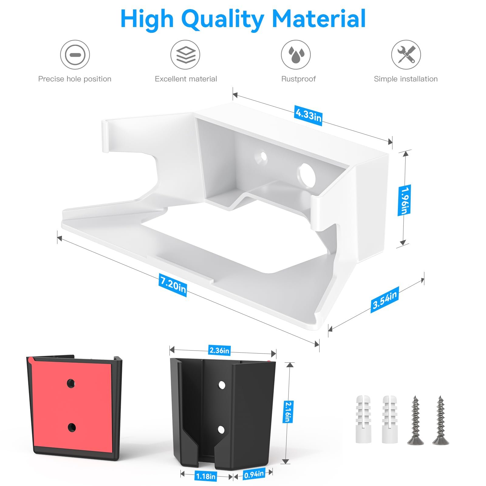 StarLink Mount for Wall Router Protection Brackets Holder for Star Link Mesh Router V2 Signal Integrity Space Saving Starlink